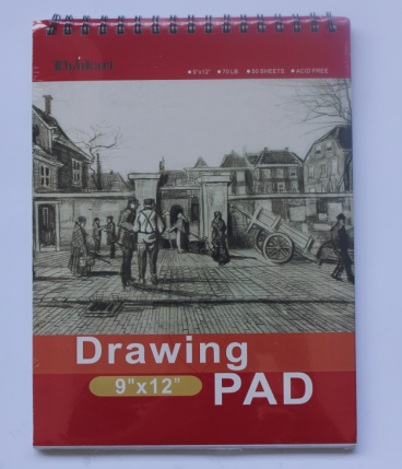 300g 9"x12"  50sheet drawing pad