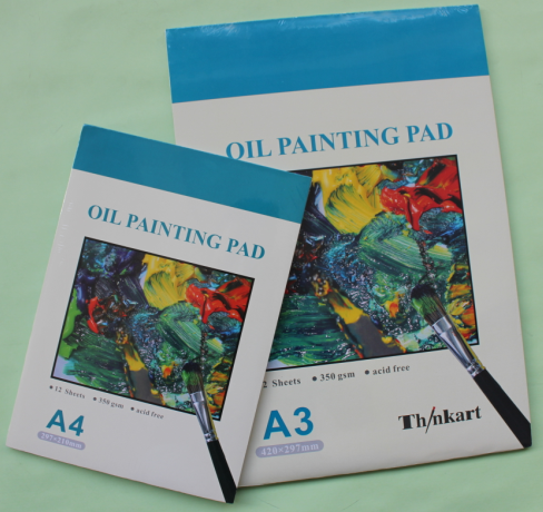 350g A4x12sheet oil painting pad