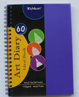 110g A4x60sheet  art diary ideal pad