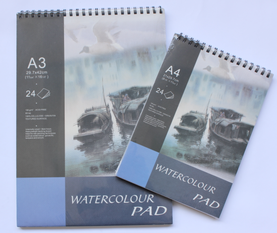 180g A4x24sheet watercolour pad