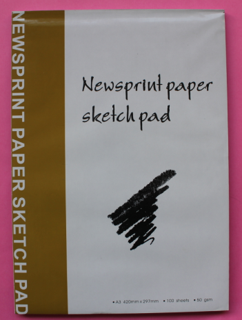 50g A4x100sheet newsprint paper  sketch pad