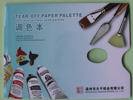 60g 9x12 36 tear-off paper palette