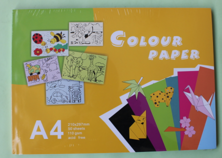 110g A4x50sheet colur paper