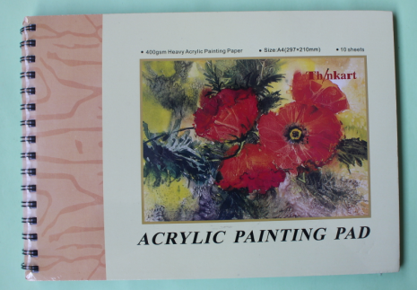 300g A4x10sheet acrylic painting pad